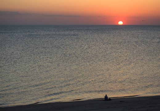 Juodkrantė · jūra, saulėlydis