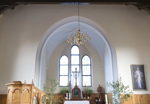 Juodkrantė · bažnyčia, interjeras