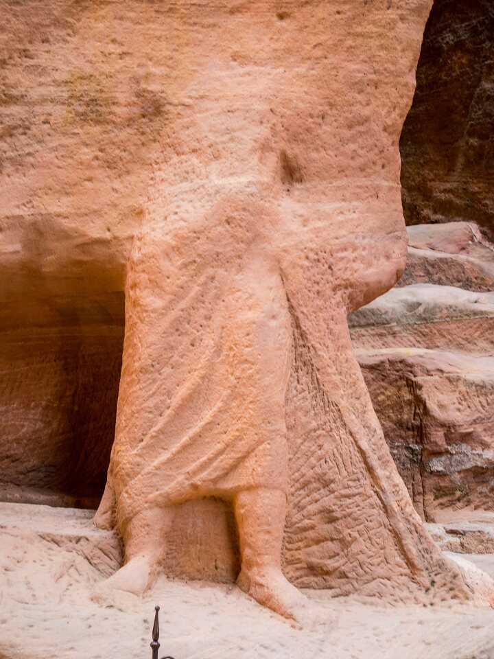 Petra · The Siq, camel caravan