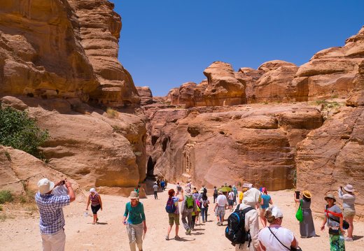 Petra · The Siq entrance
