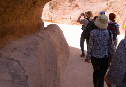 Petra · The Siq water conduit