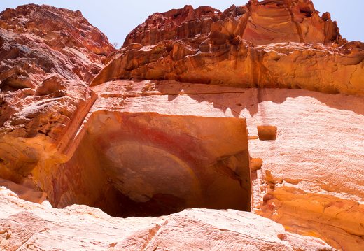 Petra · Outer Siq, large rock-cut Hall BD 65