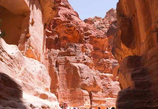 Petra · Outer Siq, large rock-cut Hall BD 65 (on the left)
