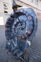 Ukmergė · skulptūra „Laiko spiralė“
