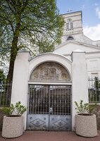 Seirijų bažnyčia · šventoriaus vartai