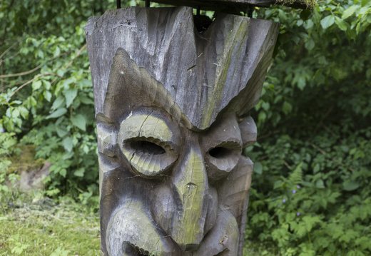 Juodkrantė · medinė skulptūra