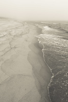 Juodkrantė · jūra, smėlis, rūkas