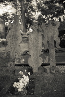 Juodkrantė · kapinės, kuršių krikštai
