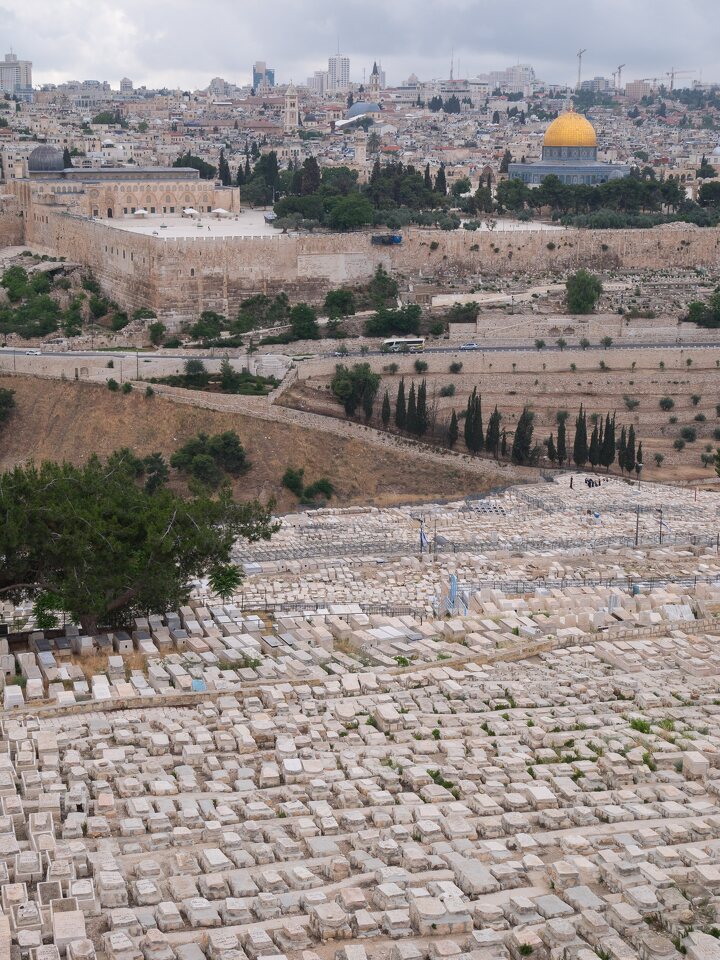 Mount of Olives · view to Al-Aqsa Mosque