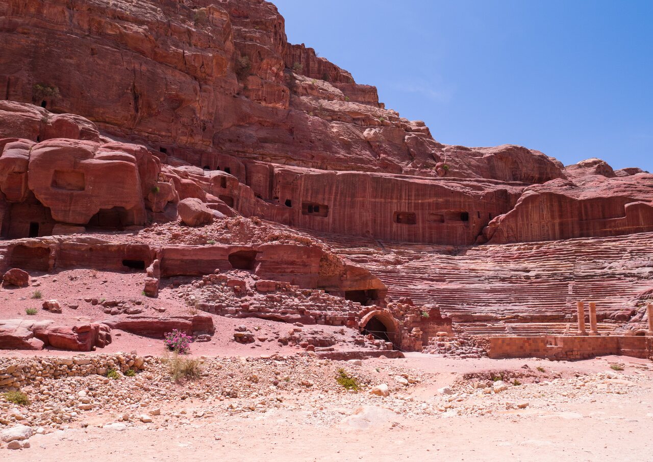 Petra, Jordan · Nabatean amphitheatre
