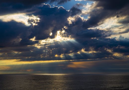 Juodkrantė · jūra, debesys, saulėlydis 4729