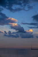 Juodkrantė · marios, debesys, saulėlydis 4738