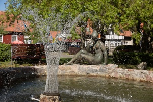 Nida · Jūratės skulptūra, fontanas 