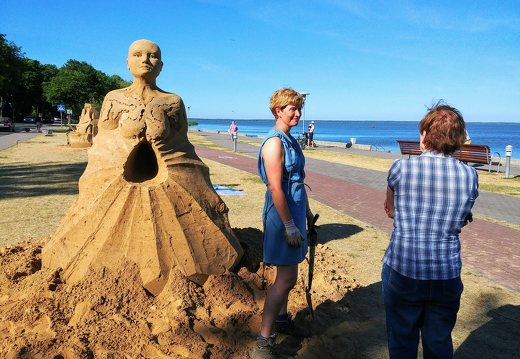 Juodkrantė 2018 · smėlio skulptūros