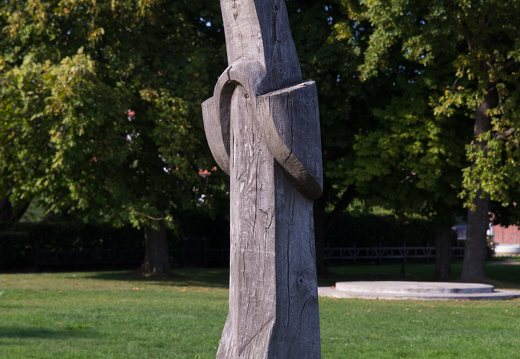 Nida · medinė skulptūra 