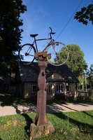 Antalieptė · paminklas dviračiui