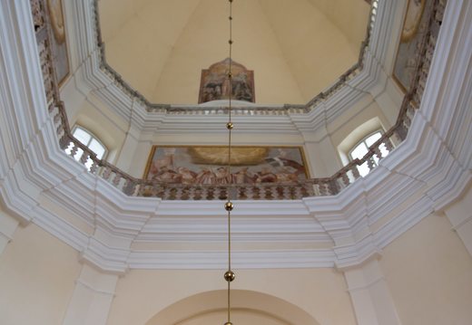 Liškiavos Švč. Trejybės bažnyčia · interjeras, kupolas