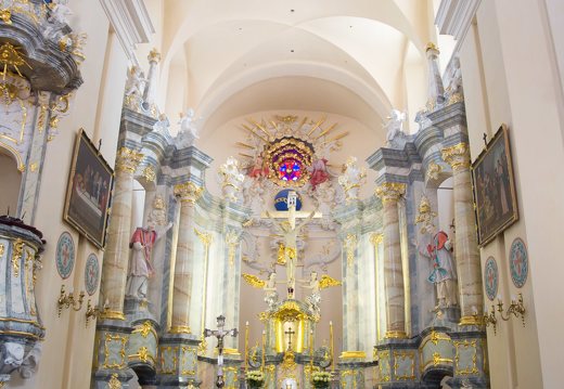Liškiavos Švč. Trejybės bažnyčia · interjeras